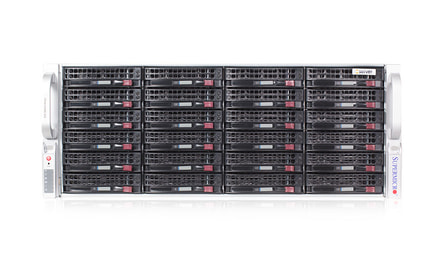 RA1436 On & Offsite Data Protection Host (Open-E) - Frontalansicht RA1436 On & Offsite Data Protection Host (Open-E) - Frontalansicht