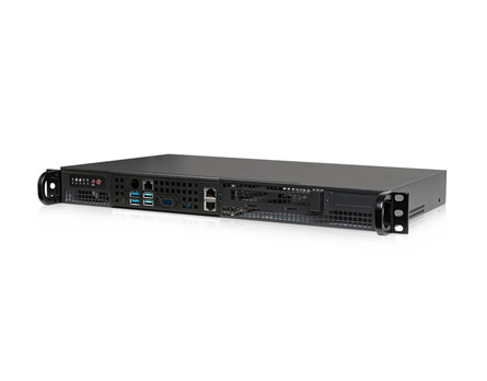 1U Intel single-CPU RI1101H-F server - Server view 1U Intel single-CPU RI1101H-F server - Server view