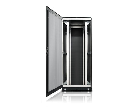 Server cabinet Knürr 41U x 800 x 1000 mm - Front open (door left side)