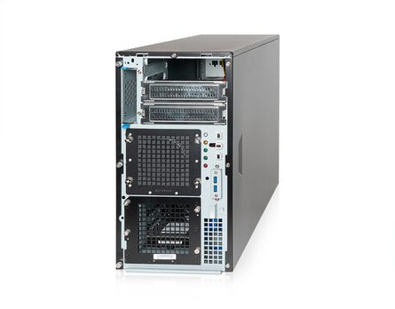 Tower server Intel dual-CPU TI2508-CHXS - Server view