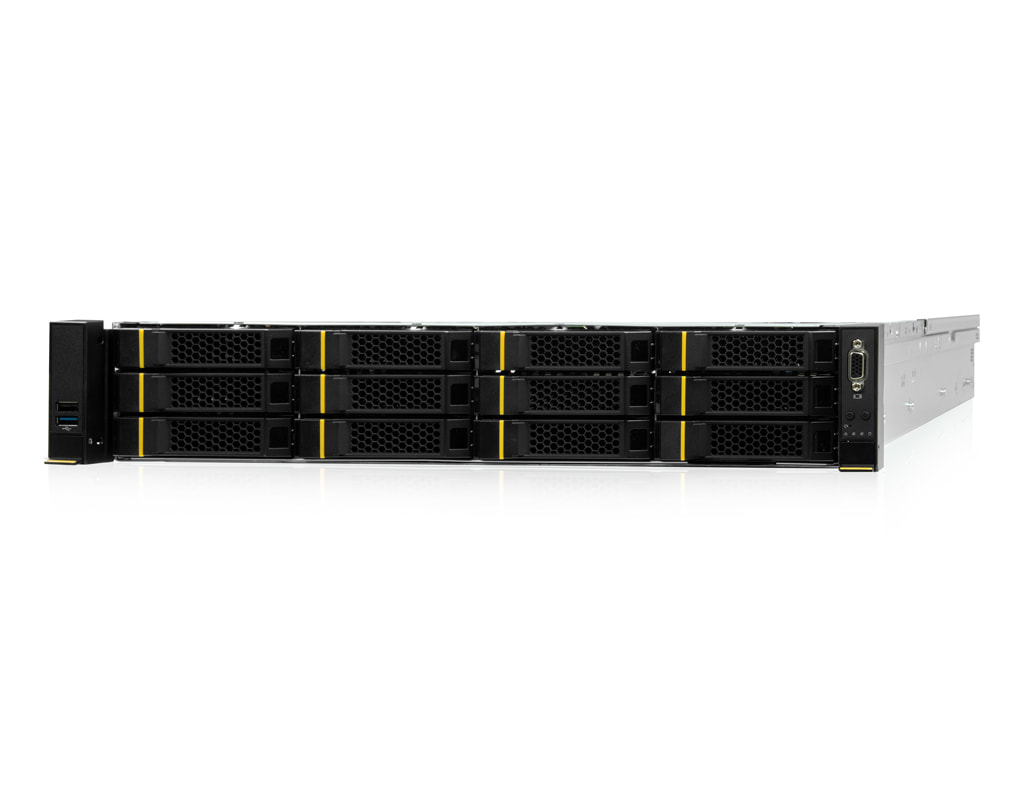 2HE Intel Dual-CPU RI2212-TKXSN - Frontansicht 2HE Intel Dual-CPU RI2212-TKXSN - Frontansicht