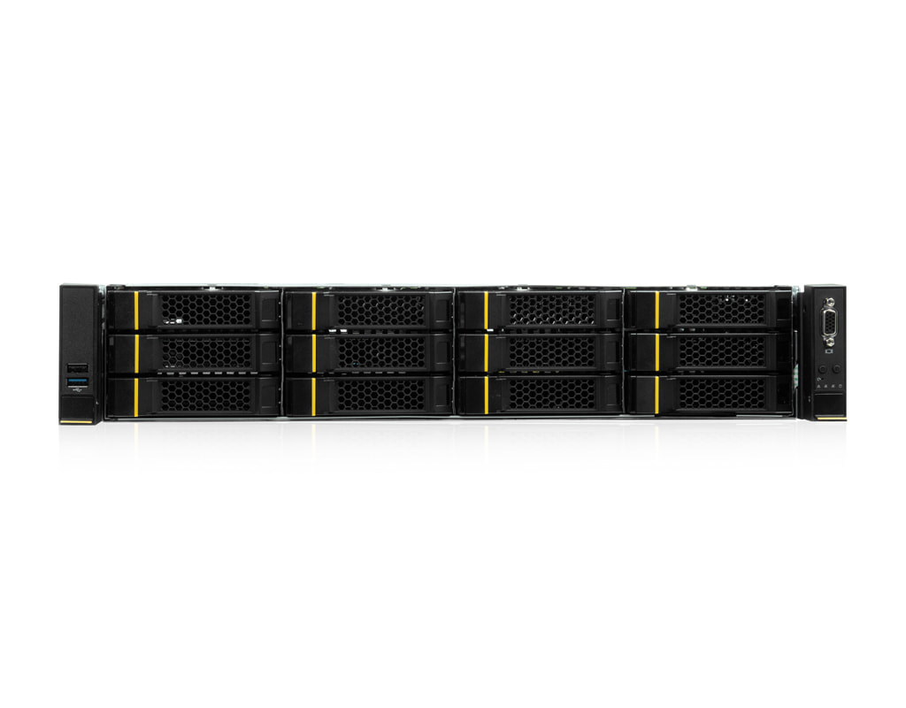 2U AMD Dual-CPU RA2212-TKEPN (ESXi) - Front view 2U AMD Dual-CPU RA2212-TKEPN (ESXi) - Front view