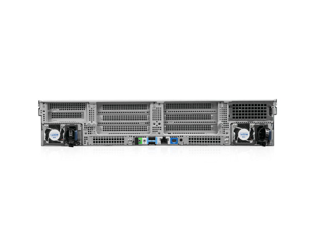2HE Intel Dual-CPU RI2212-TKXSN - Rückansicht