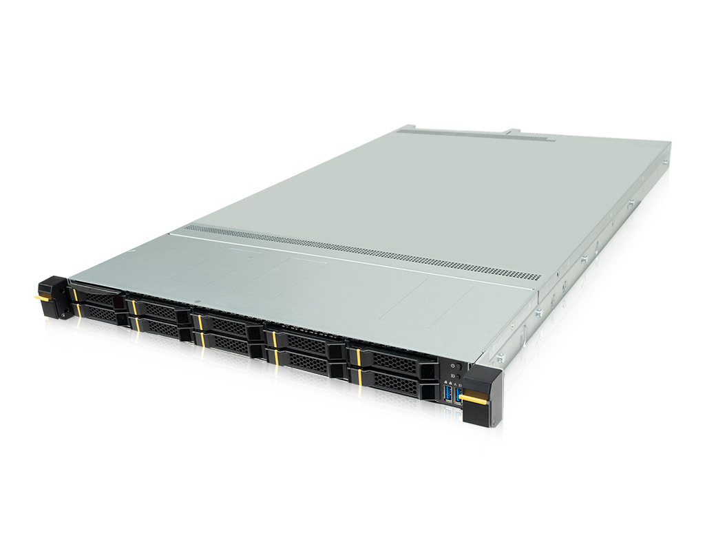1HE Intel Dual-CPU RI2110-TKXSN Server - Serveransicht