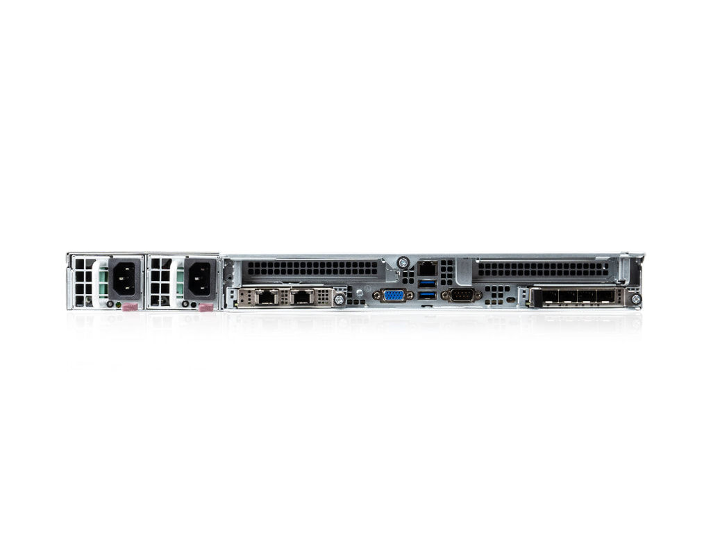 1HE AMD Single-CPU RA1104-SMEPN Server - Rückansicht