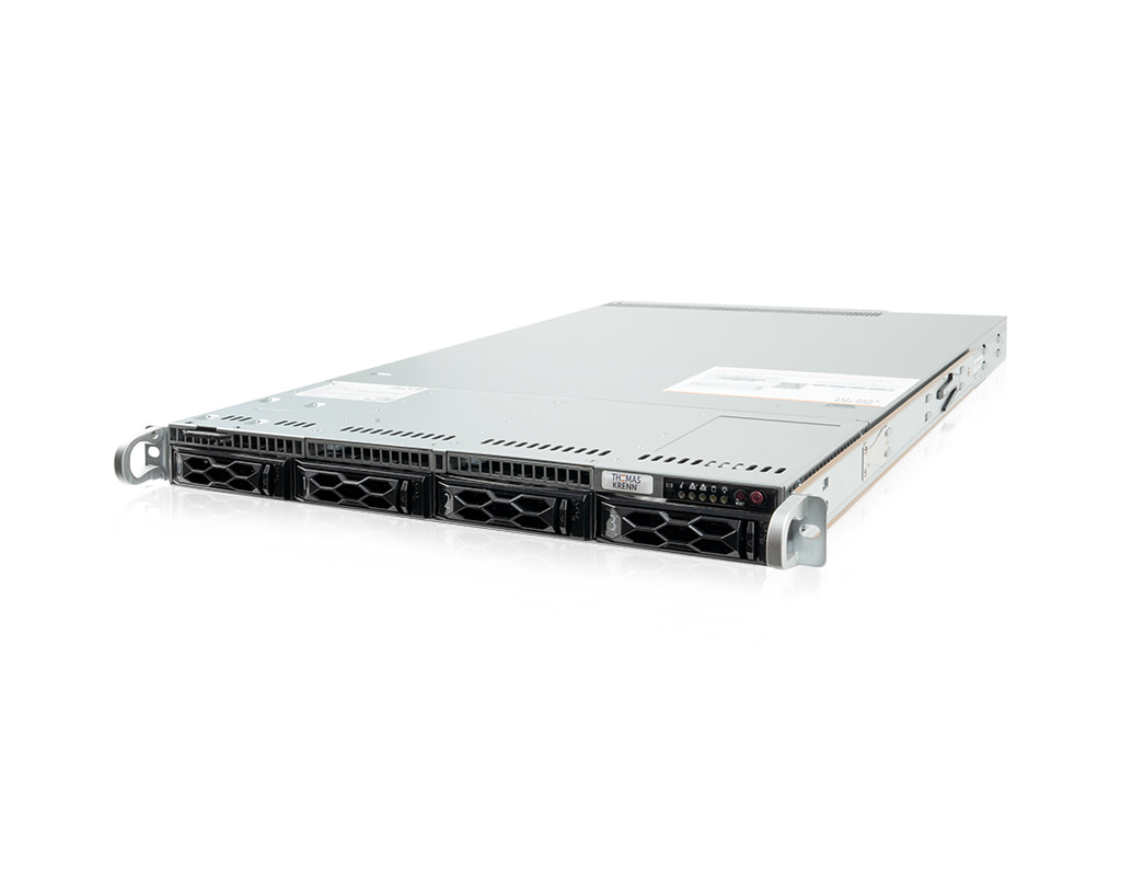 1HE AMD Single-CPU RA1104-SMEPN Server - Serveransicht