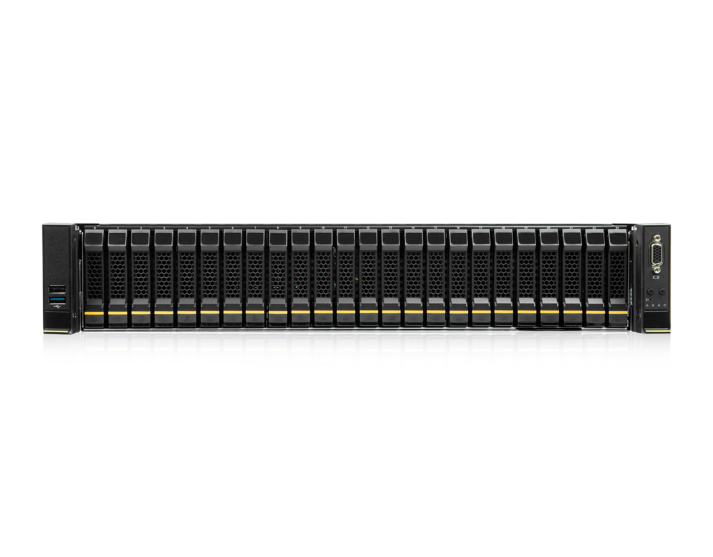Open-E RA2224 (All-NVMe) - Front view Open-E RA2224 (All-NVMe) - Front view