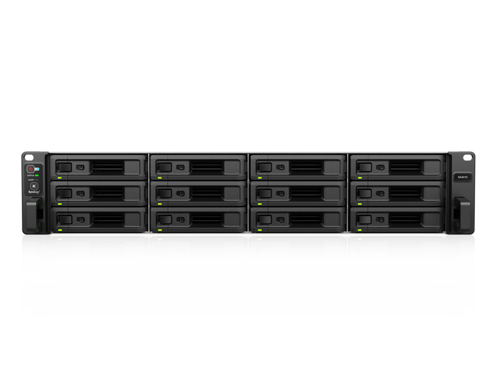 Synology SA3410 NAS - Front view Synology SA3410 NAS - Front view