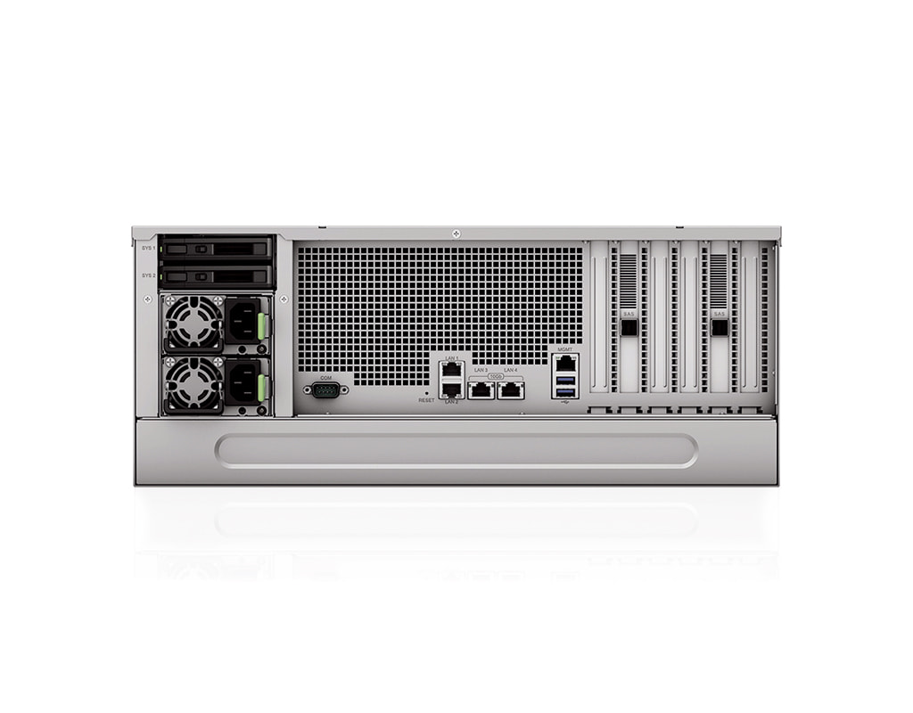 Synology HD6500 NAS - Rear view