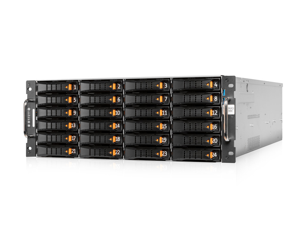 4HE Intel Single-CPU RI1436-AIXE Server - 4HE_Intel_Single_CPU_RI1436_AIXS_Frontalansicht