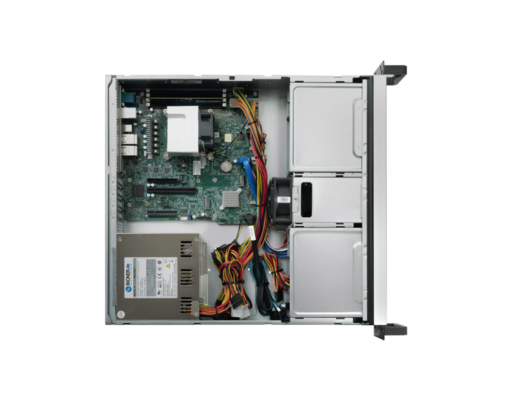 2HE Intel Single-CPU RI1204-CHXEH Server - Innenansicht