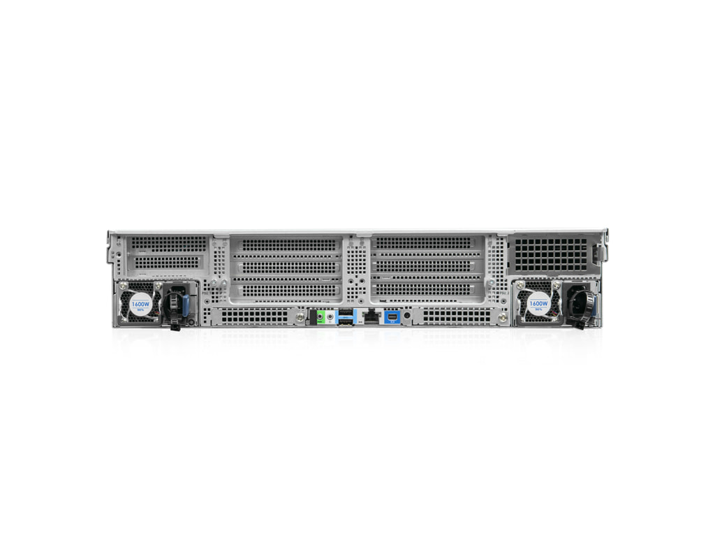 Proxmox VE Ceph HCI (RI2224) - Rear view Proxmox VE Ceph HCI (RI2224) - Rear view