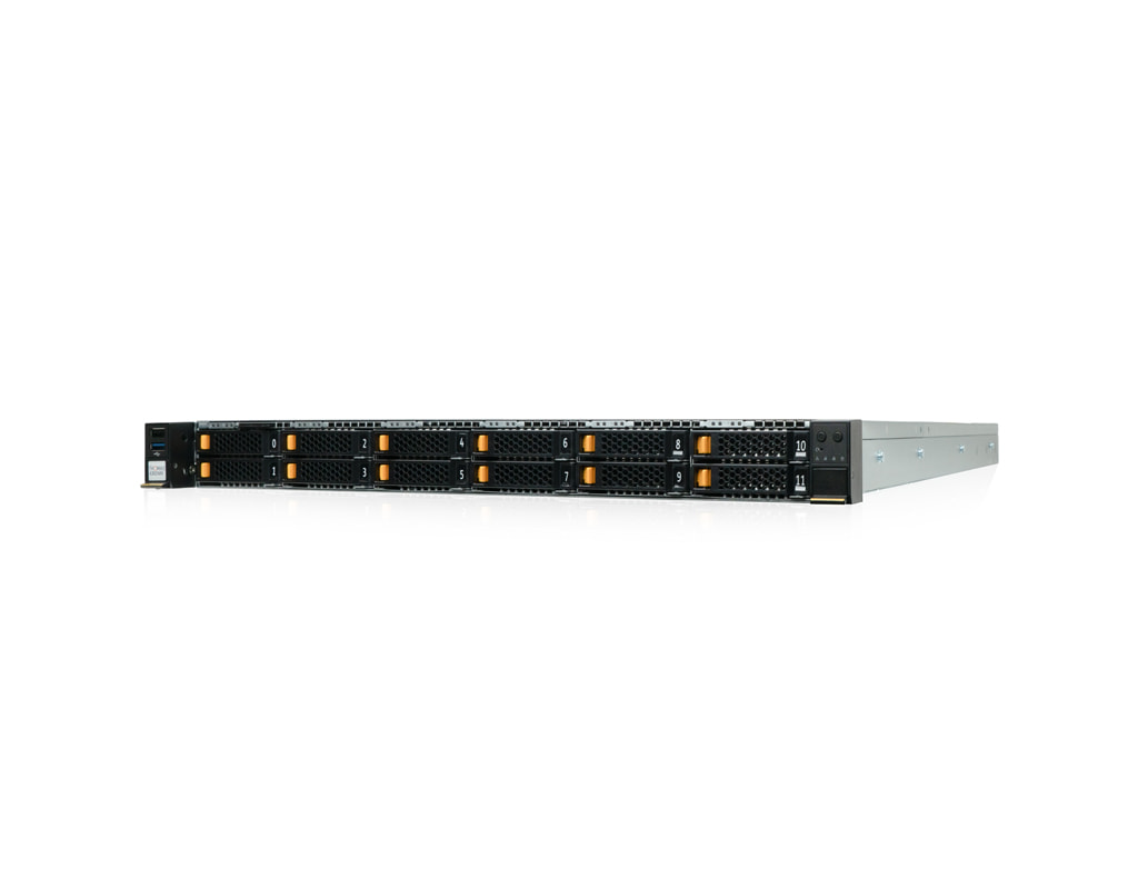 1U AMD Dual CPU RA2112-TKEPN Server - 1U_AMD_Single-CPU_RA2112-TKEPN_front_view