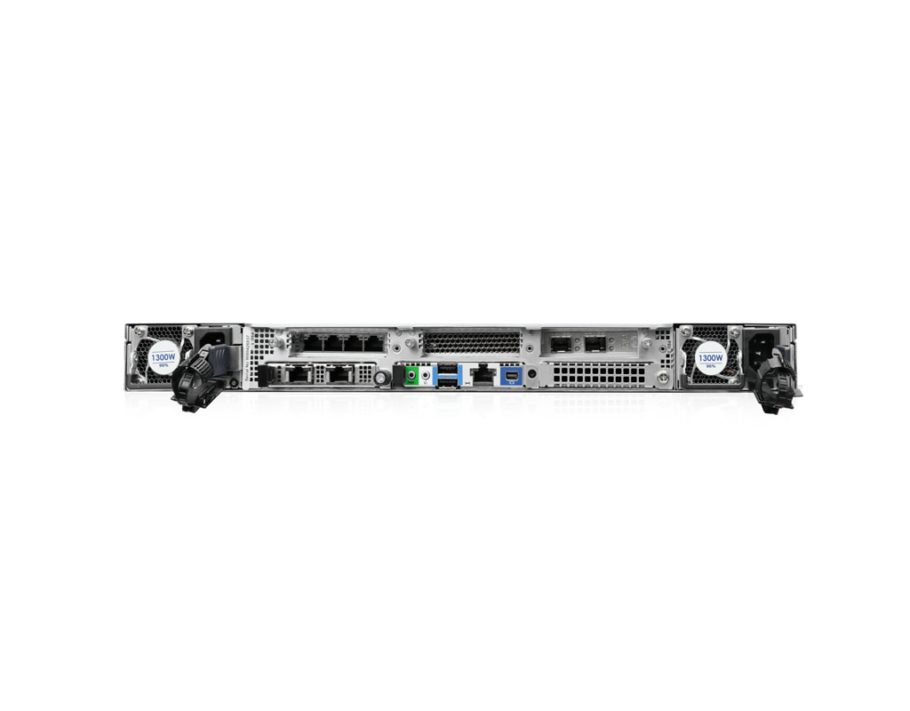 1U AMD Dual CPU RA2112-TKEPN Server - 1U_AMD_Single-CPU_RA2112-TKEPN_back view