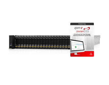 Open-E RA2224 (All-NVMe) - Frontansicht