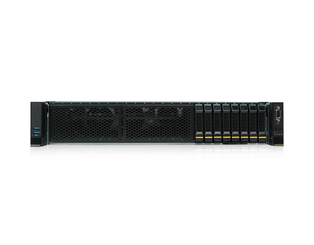 2HE AMD Single-CPU RA1208-TKEPGN - 2HE_AMD_Single-CPU_RA1208-TKEPGN_Frontalansicht