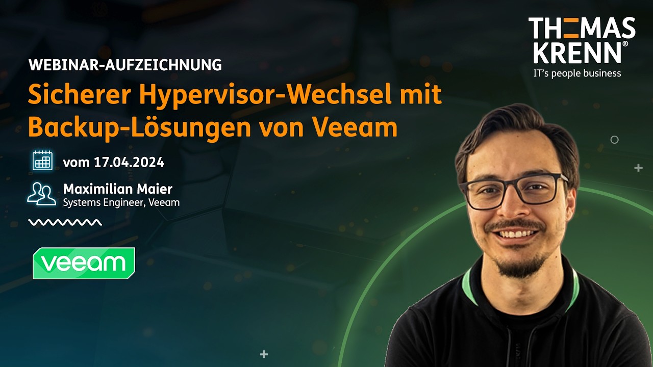 Secure hypervisor switching with backup solutions from Veeam Secure hypervisor switching with backup solutions from Veeam
