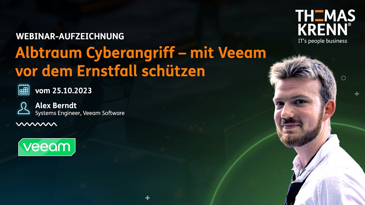 Nightmare cyber attack – Protect yourself from disaster with Veeam Nightmare cyber attack – Protect yourself from disaster with Veeam