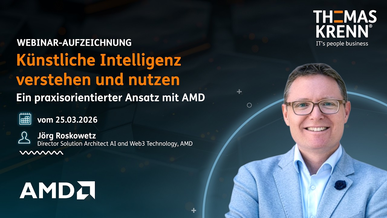 Künstliche Intelligenz verstehen und nutzen – ein praxisorientierter Ansatz mit AMD