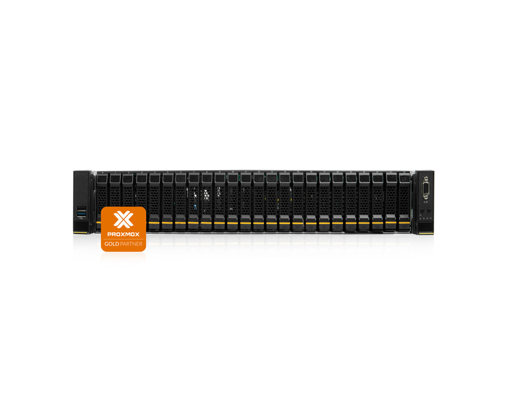 Proxmox VE Ceph HCI (RI2224) - Front view