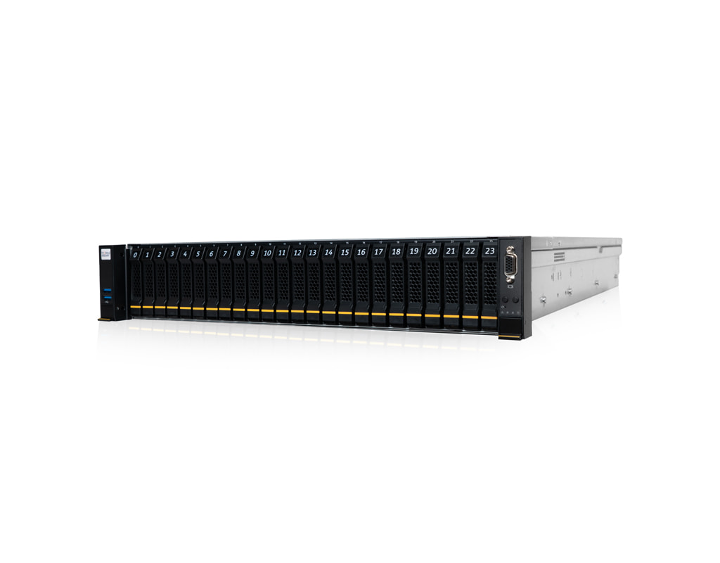 2HE AMD Single CPU RA1224-TKEPN Server - 2HE_AMD_Single_CPU_RA1224-TKEPN_Front