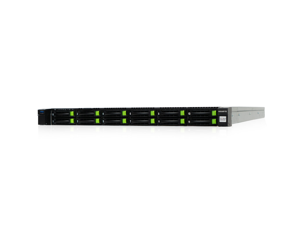 1U Intel Dual-CPU RI2112-GIXSN Server - 1U_Intel_Dual-CPU_RI2112-GIXSN_Server_Front View